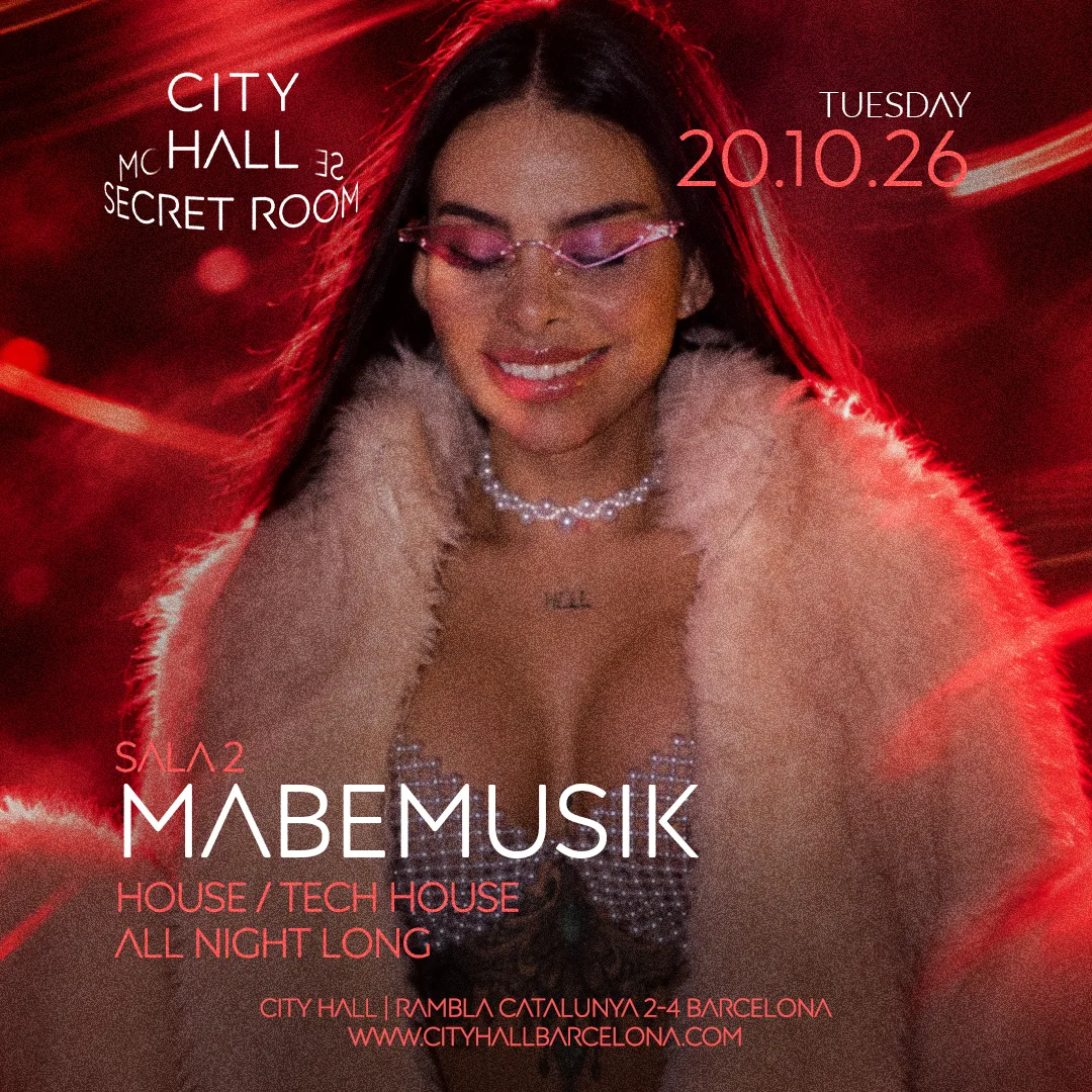 MABEMUSIK - SECRET ROOM - ALL NIGHT LONG at Disco City Hall flyer