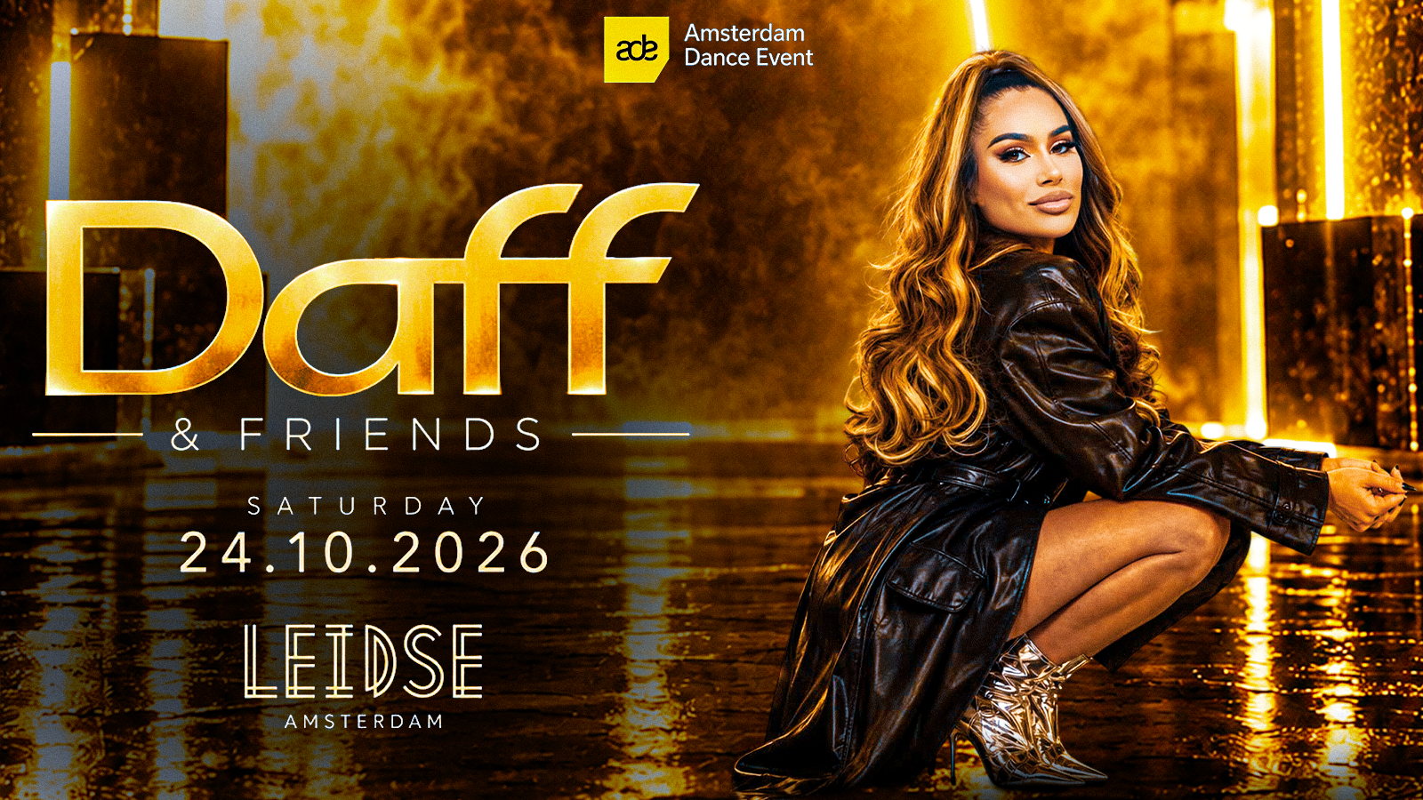 ADE 2026 - DAFF & FRIENDS at Club Leidse flyer