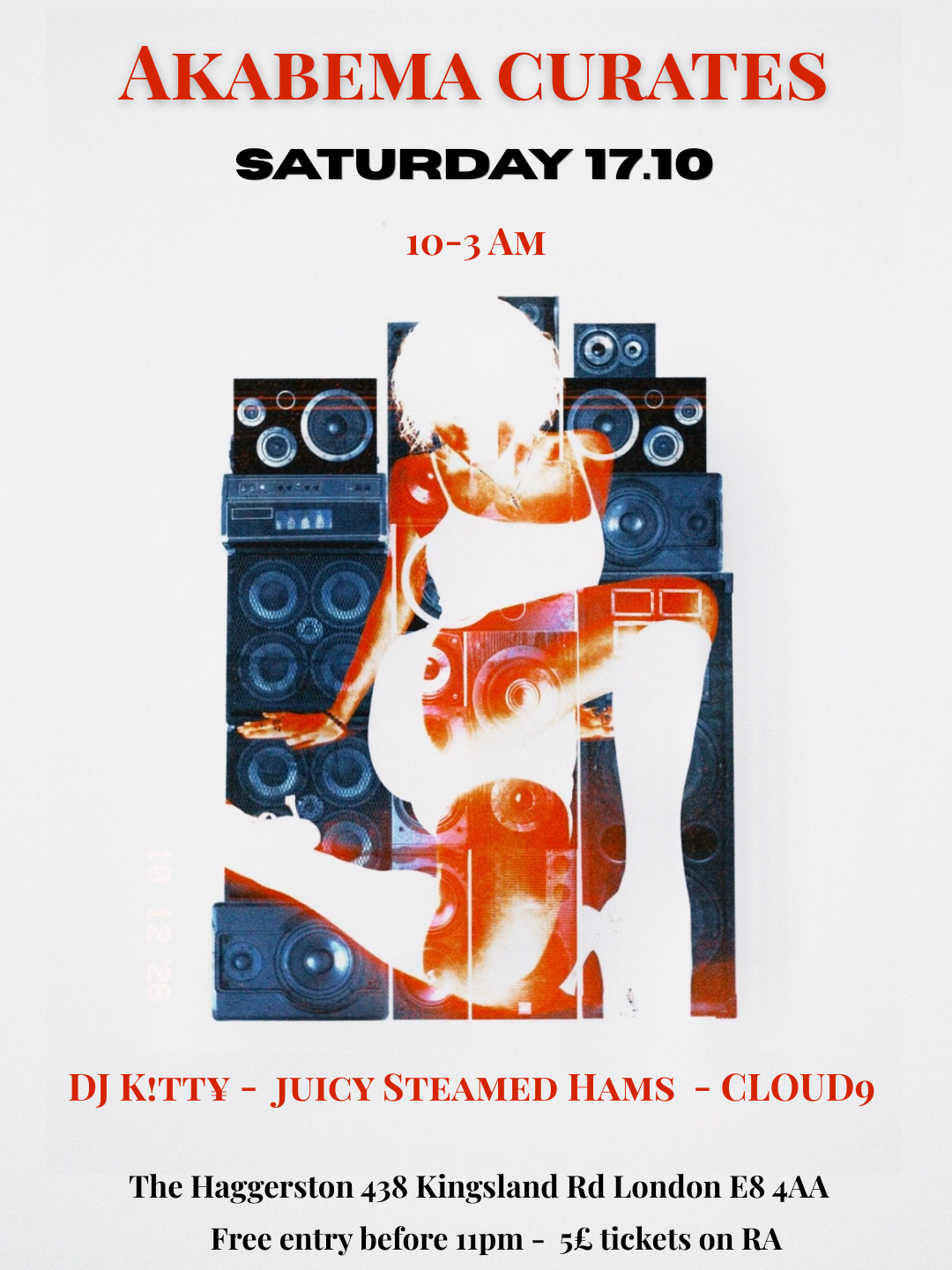 Akabema curates at The Haggerston flyer