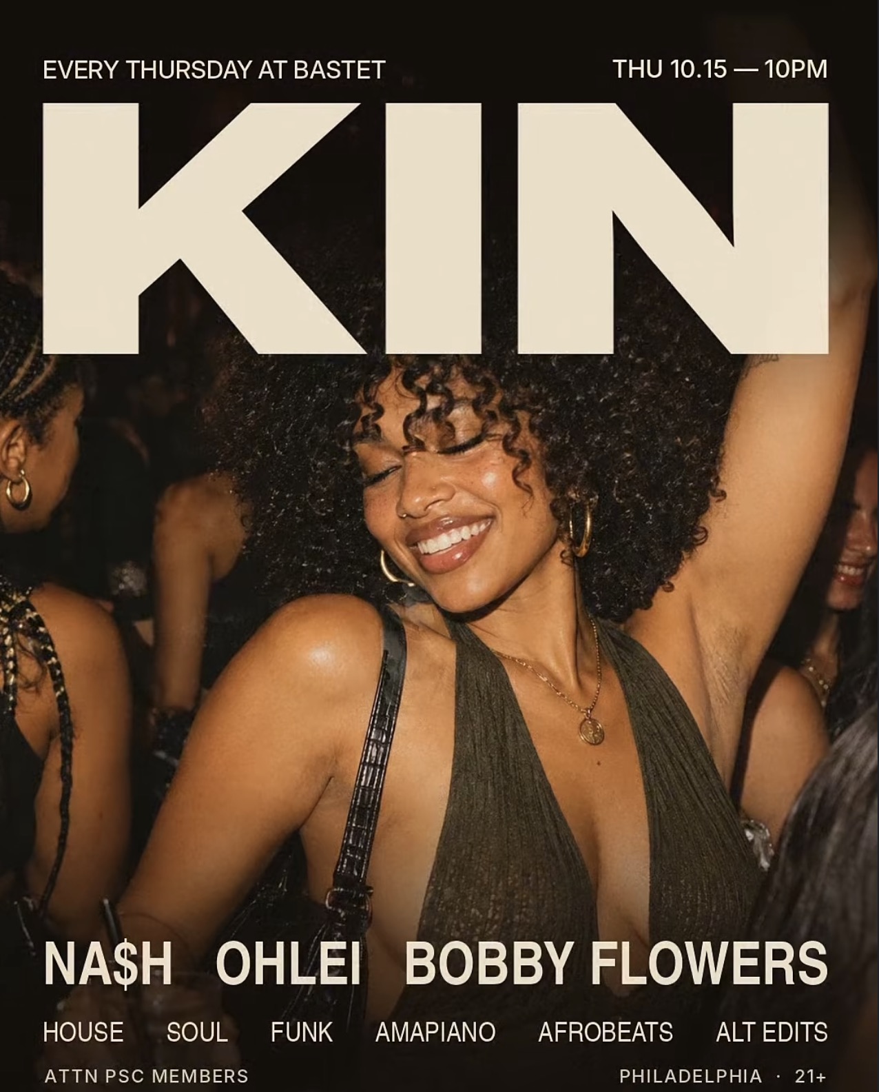 KIN at Bastet flyer