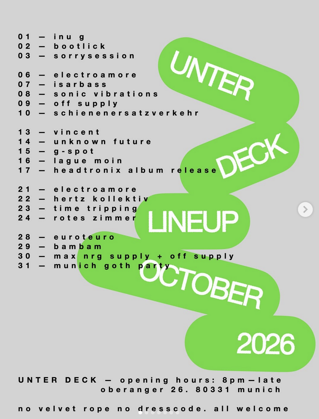 Hertz Kollektiv at Unter Deck flyer