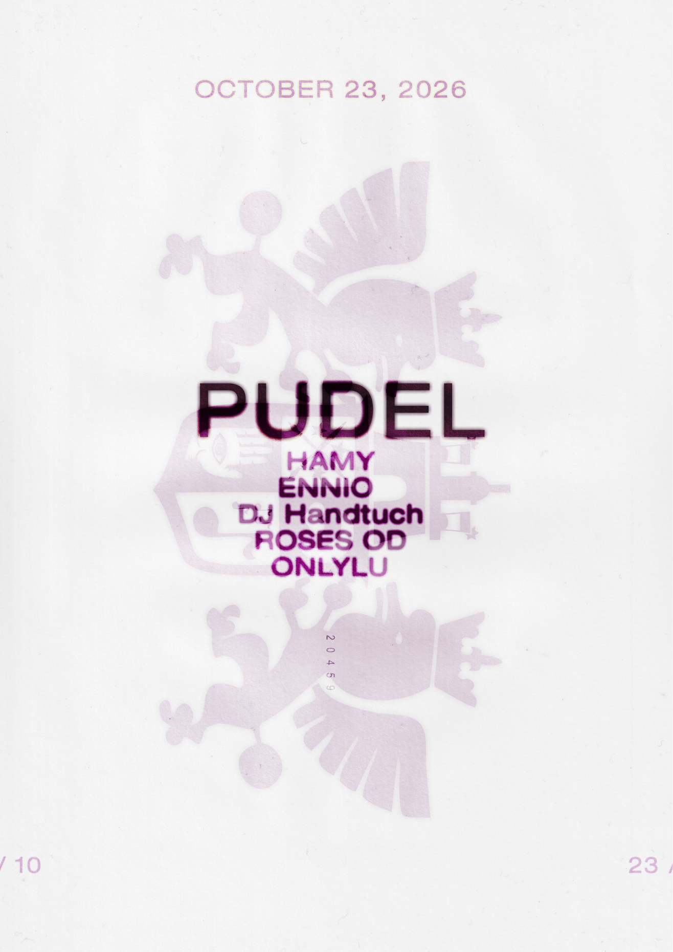 Golden Pudel Club with HAMY, ENNIO, DJ Handtuch at Golden Pudel Club flyer