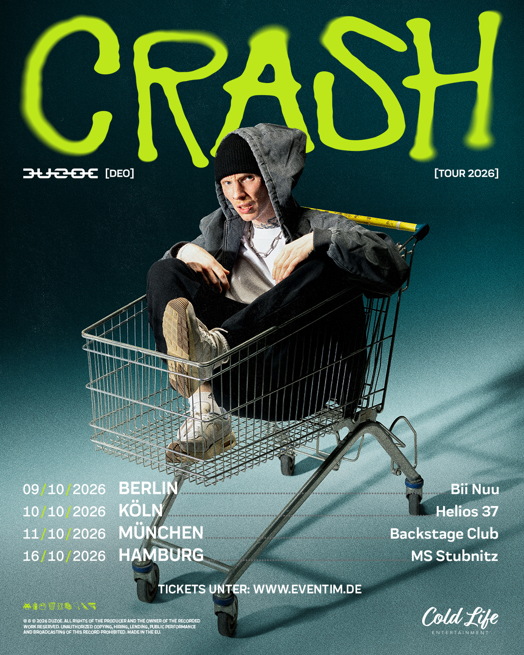 DUZOE at MS Stubnitz flyer
