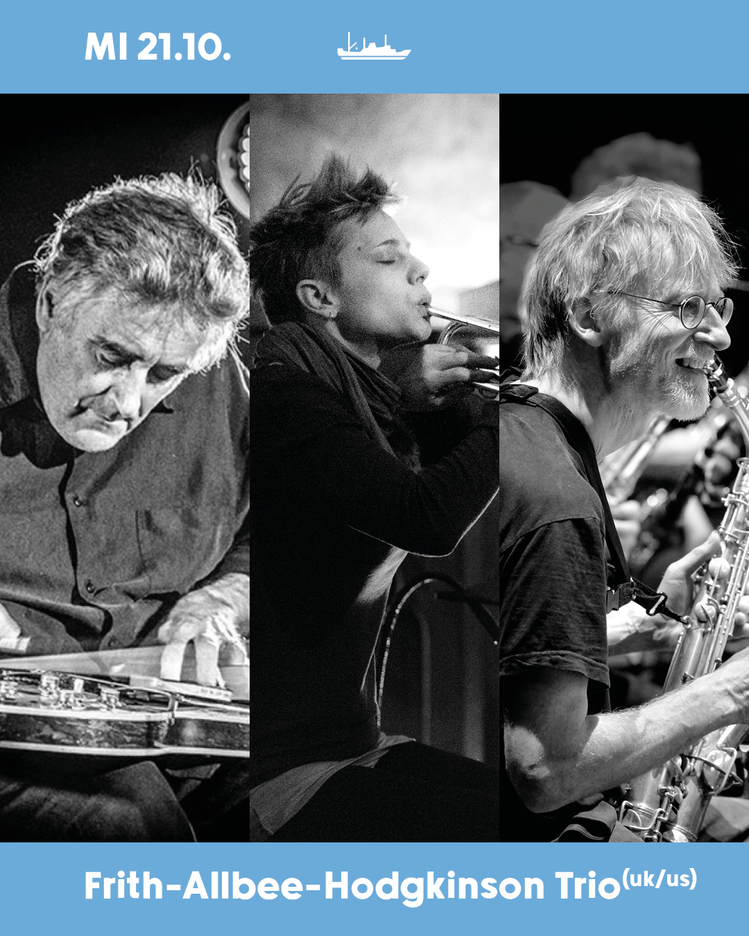Frith-Allbee-Hodgkinson Trio (uk/us), Duo Lettow-Erel at MS Stubnitz flyer