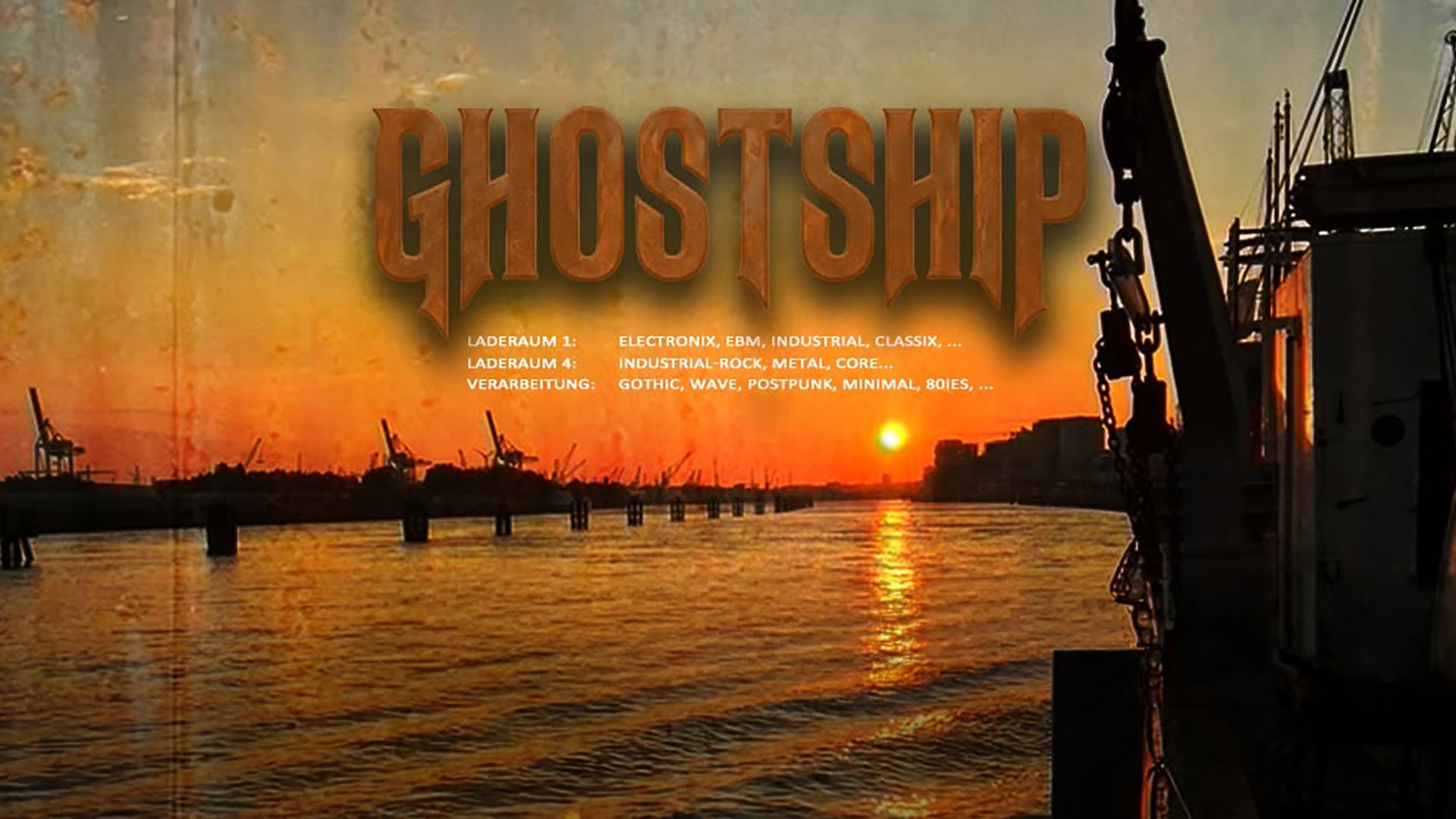 GHOSTSHIP by Living Dead Production at MS Stubnitz flyer