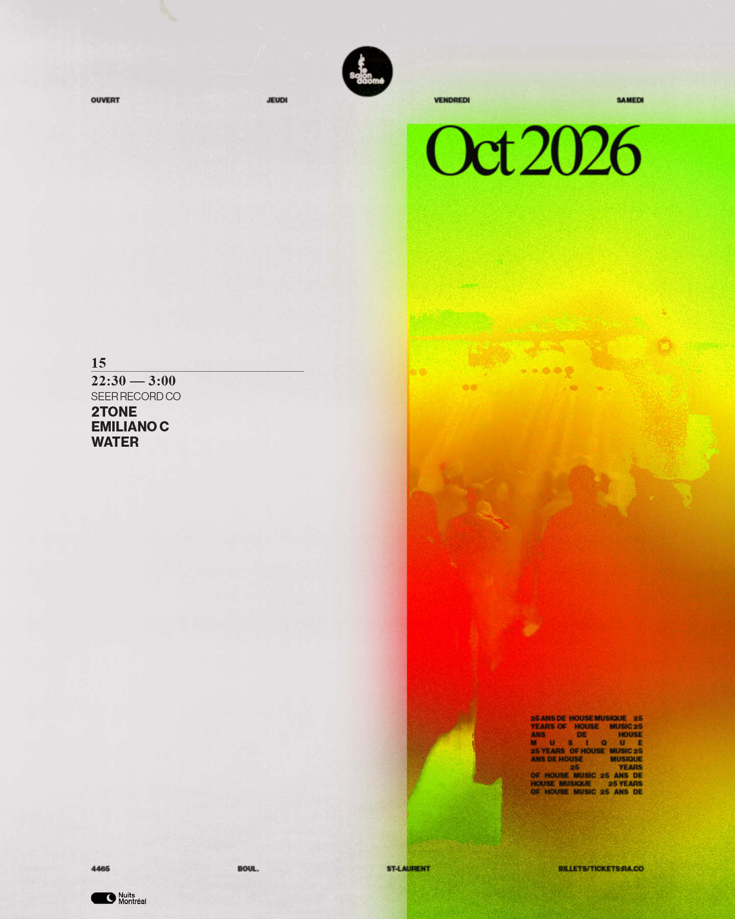 Seer Record Co at Le Salon Daomé flyer