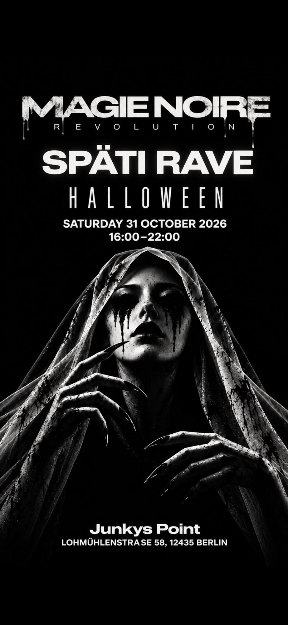 [MAGIE NOIRE] SPÄTI RAVE at Junky's Point Späti flyer