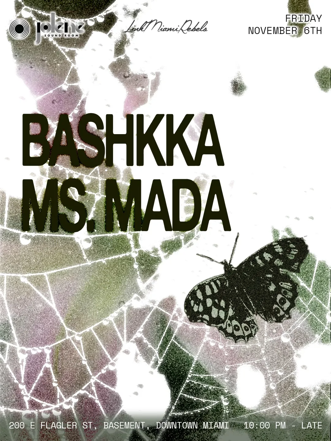 BASHKKA at Jolene Downtown Miami flyer
