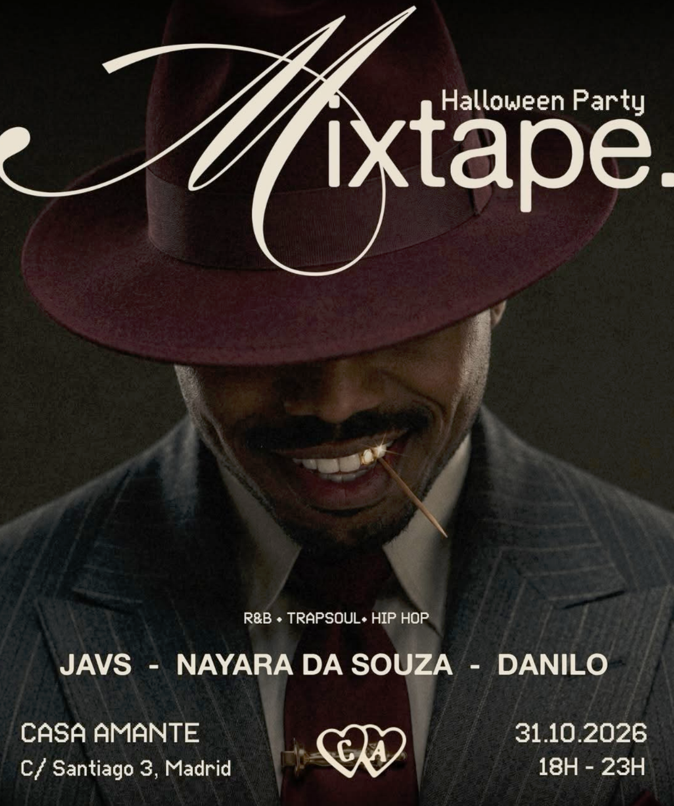 TARDEO MIXTAPE Halloween Party at Casa Amante flyer