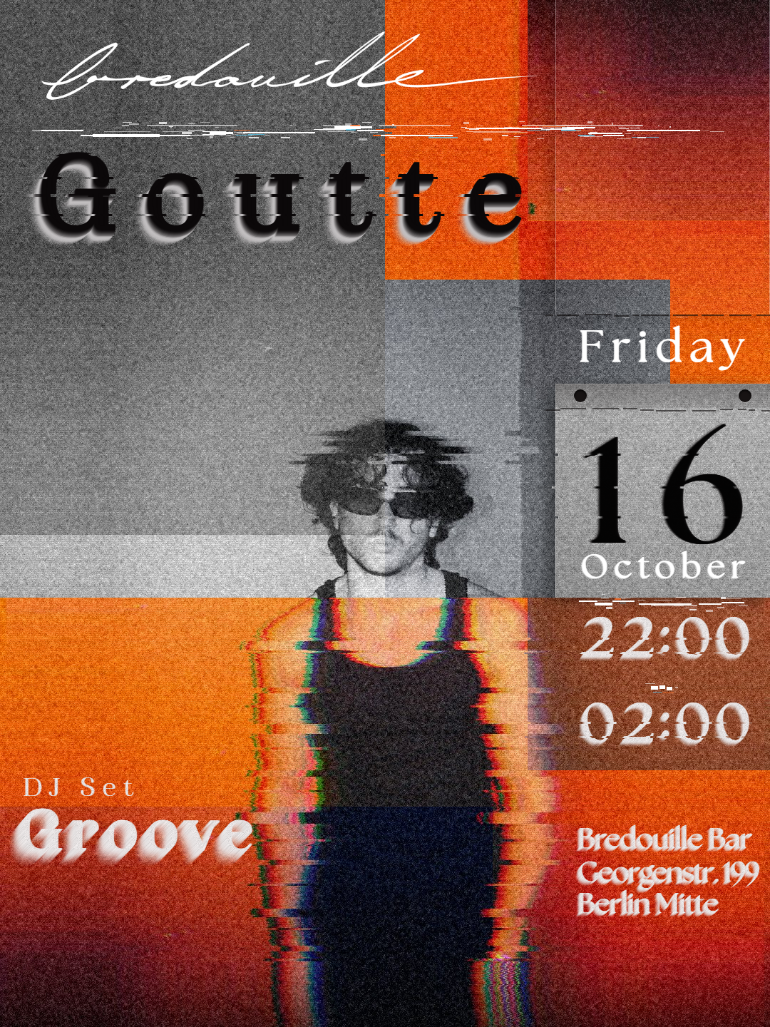 Goutte x Bredouille at Bredouille Bar flyer