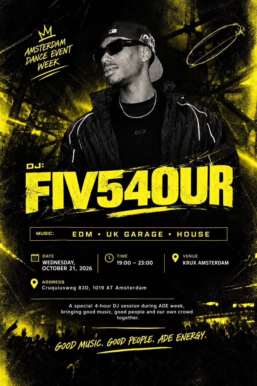 Fiv54our at Krux Brouwwerf flyer