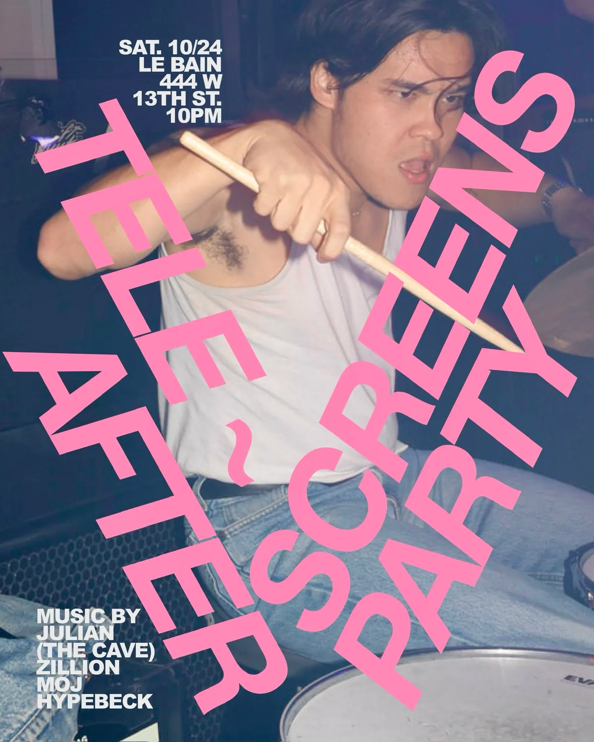 TELESCREENS AFTER PARTY at Le Bain flyer