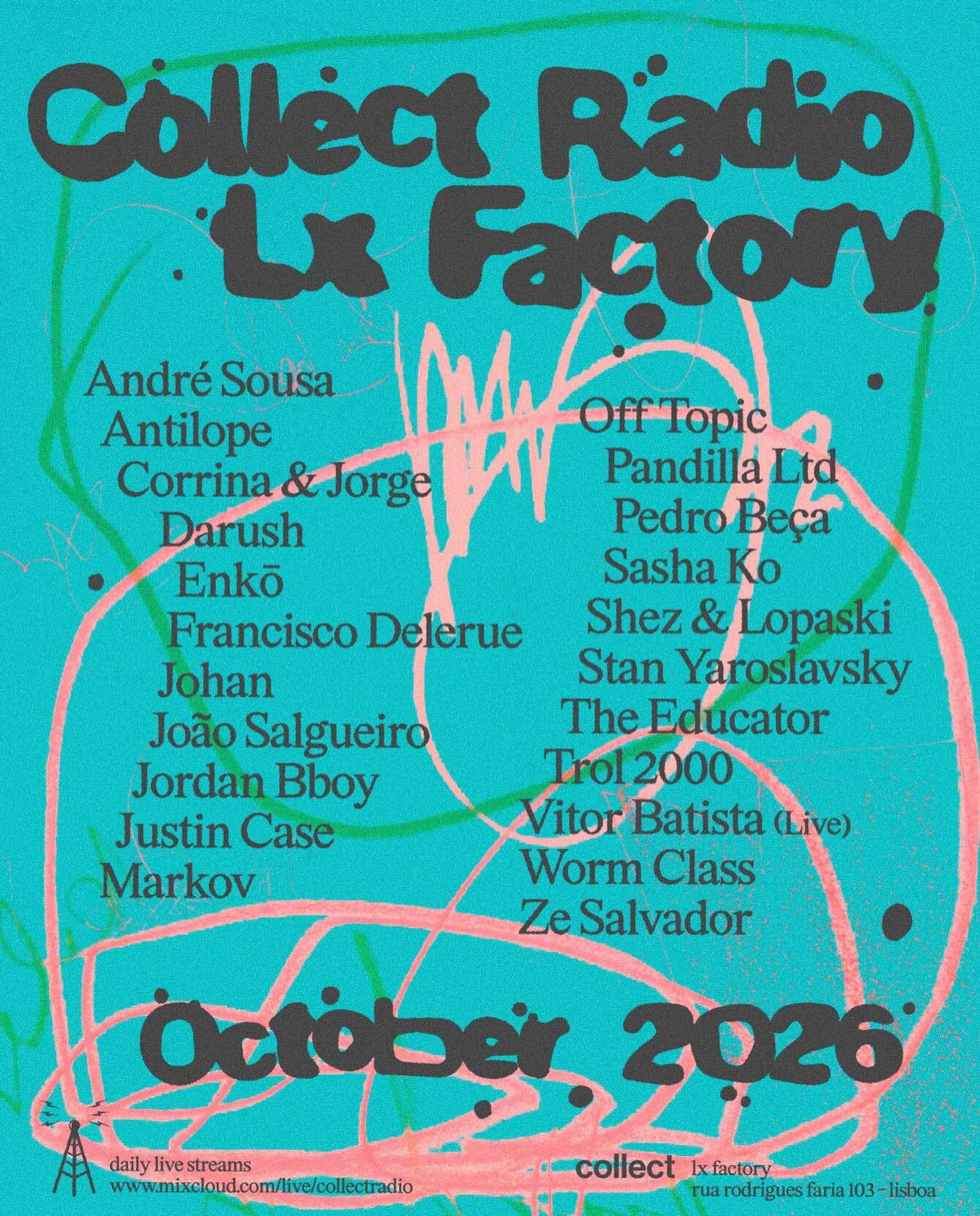 Collect w/ Darush at Collect LX Factory flyer
