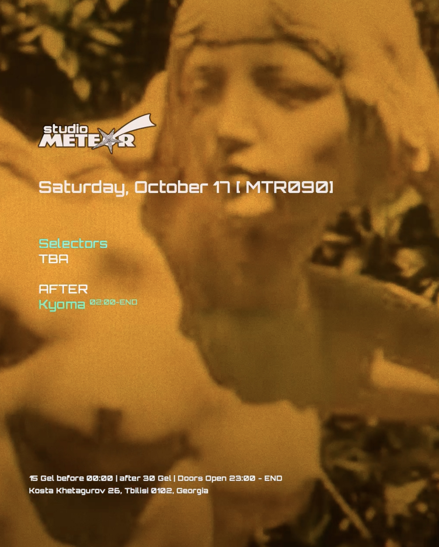 MTR090 at Meteor Studio flyer