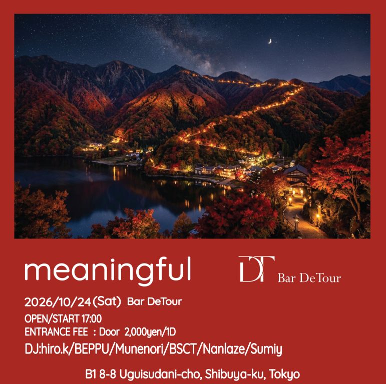 meaningful at DeTour flyer