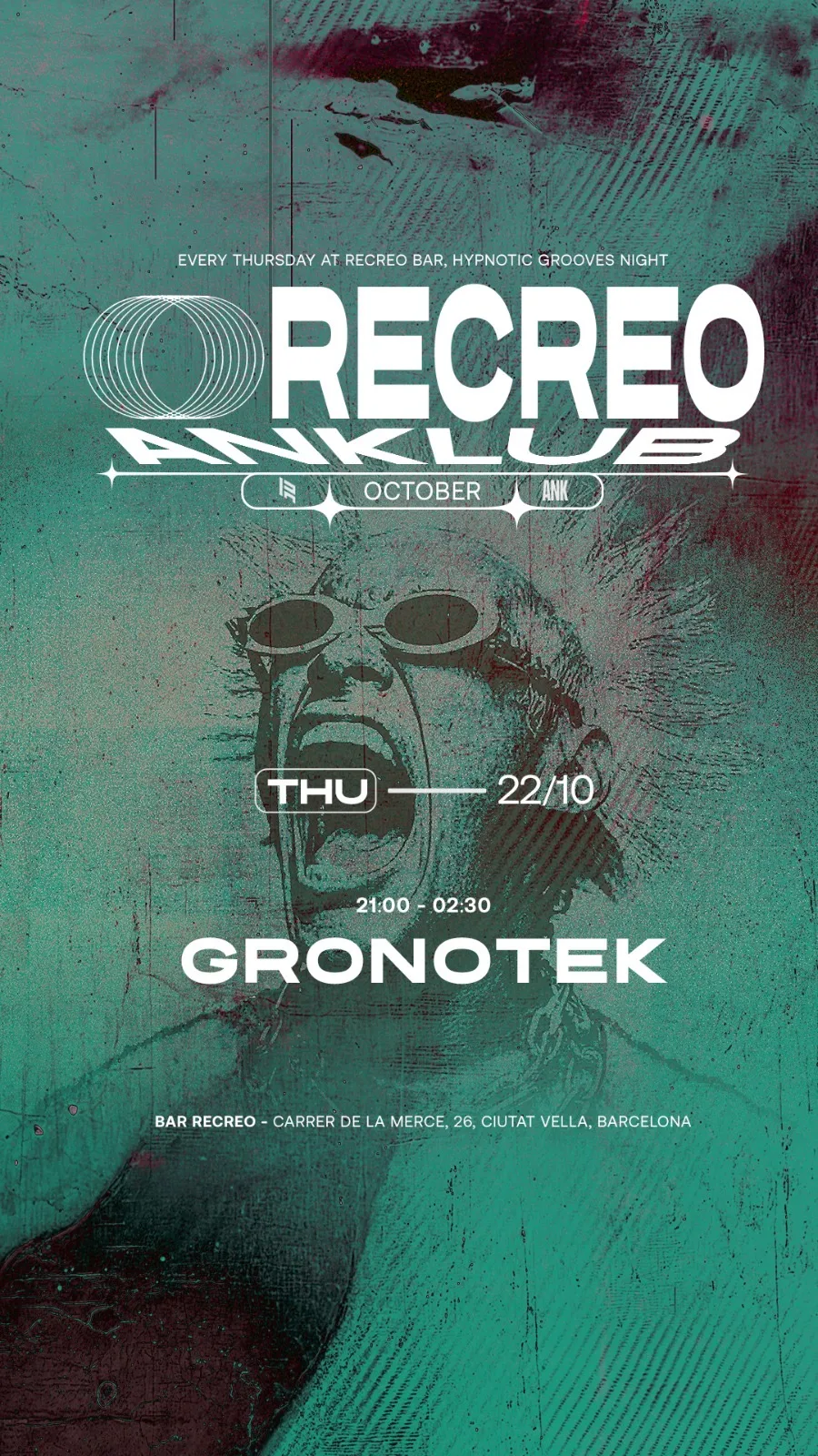Ank 41 at Recreo Bar flyer