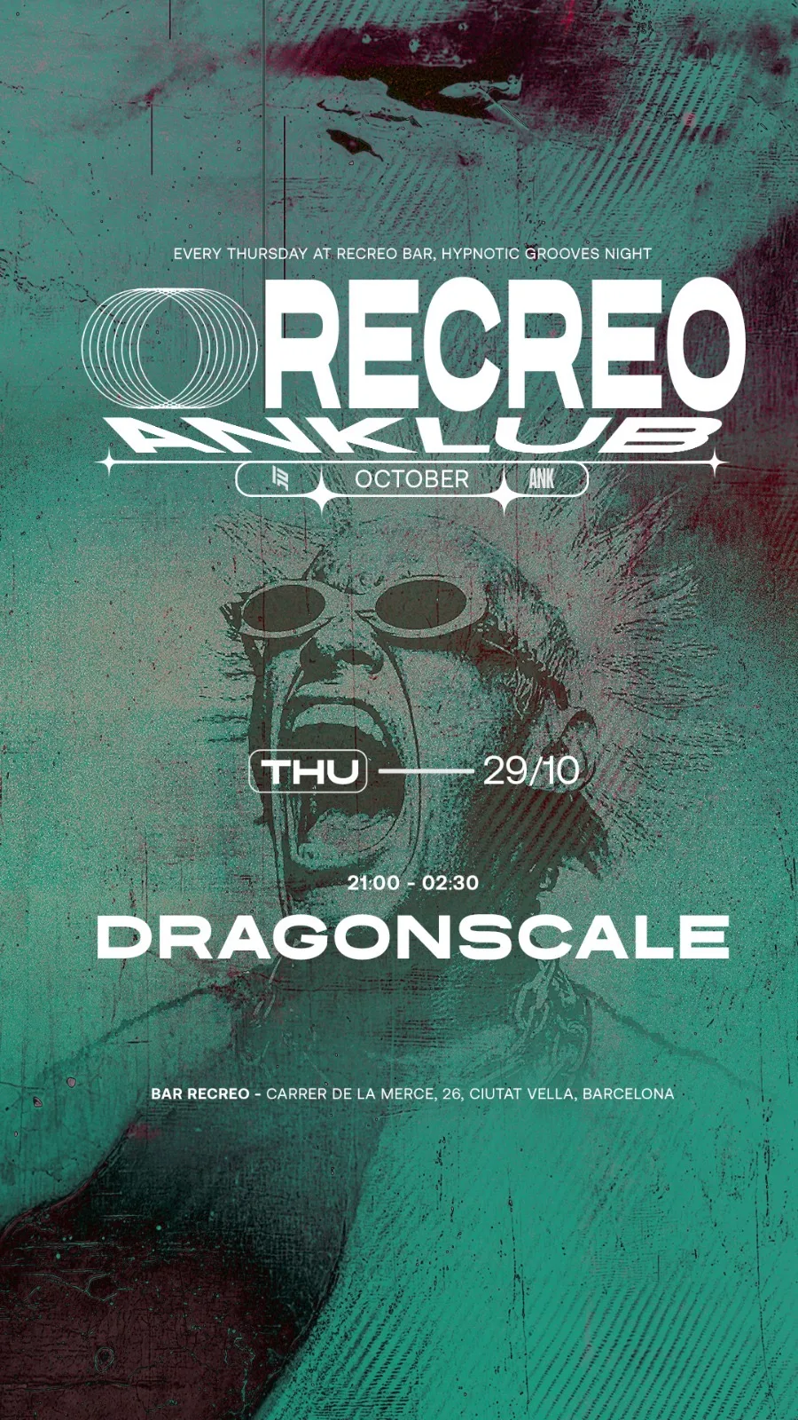 Ank 42 at Recreo Bar flyer