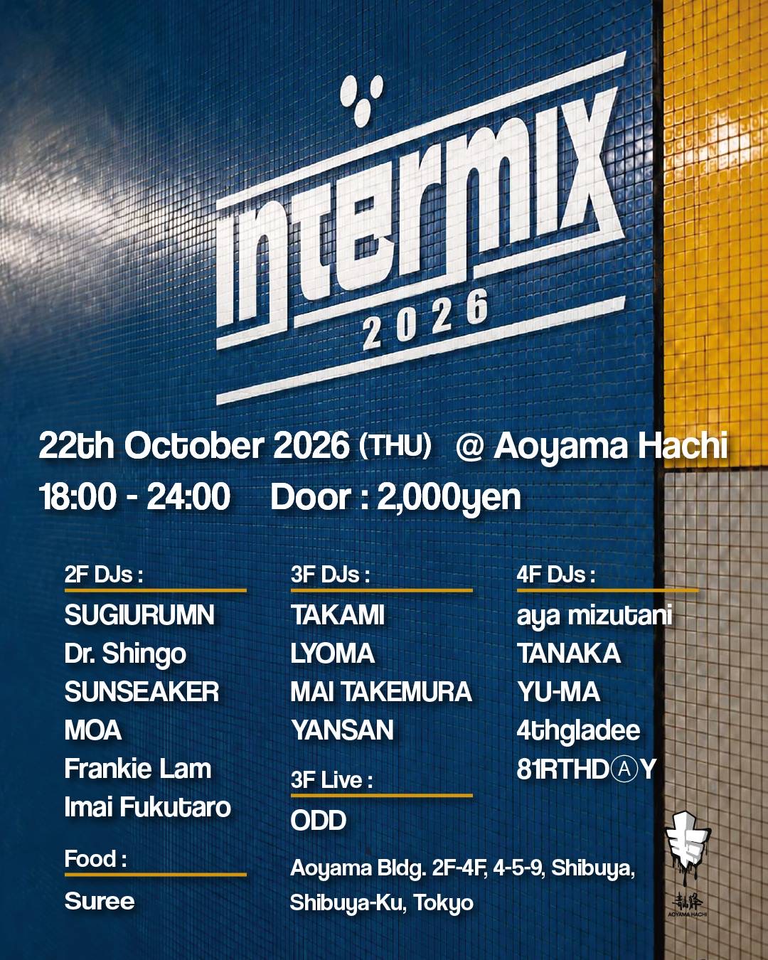 Intermix 2026 at Aoyama Hachi flyer