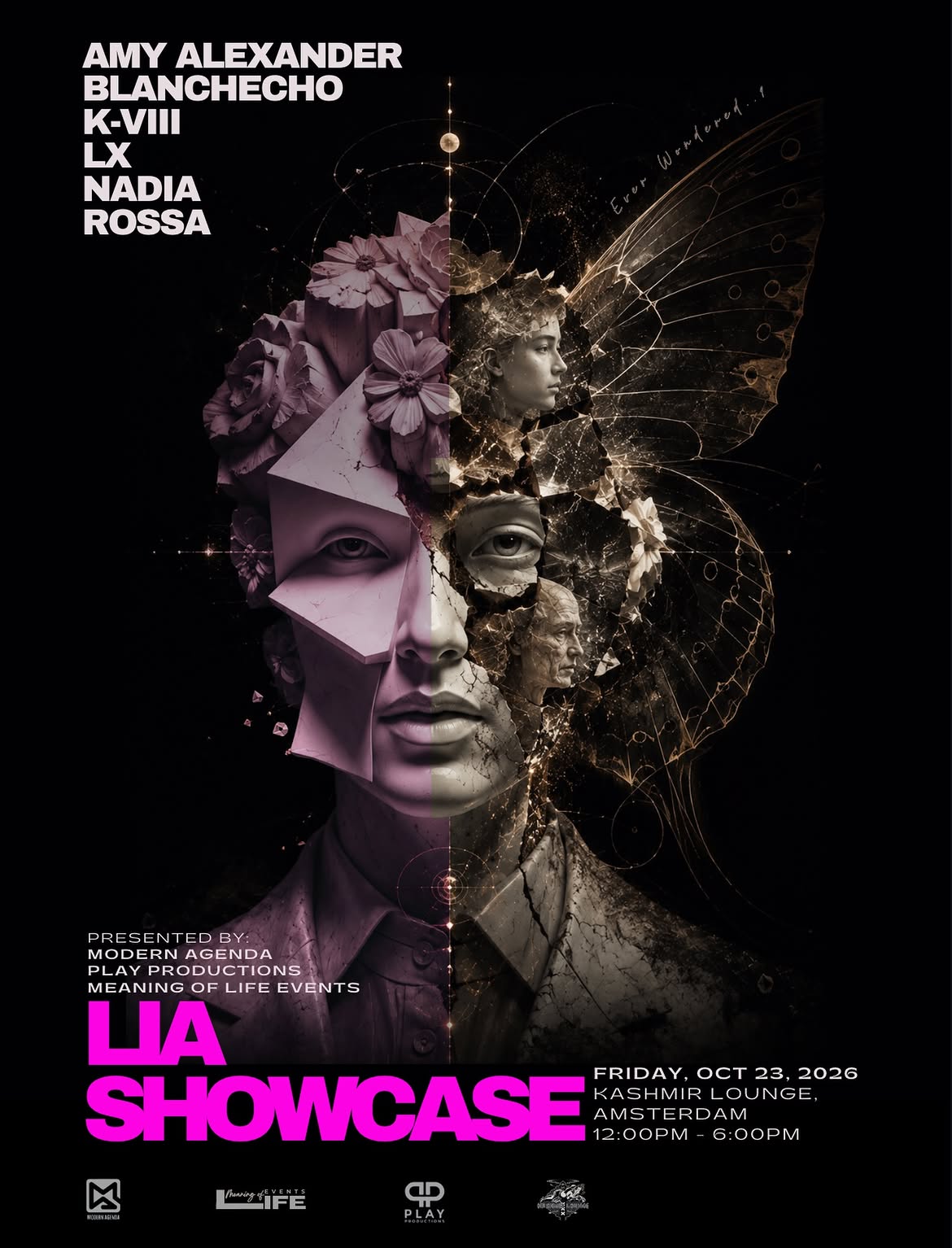LIA Showcase at Cafe De Kashmir Lounge flyer