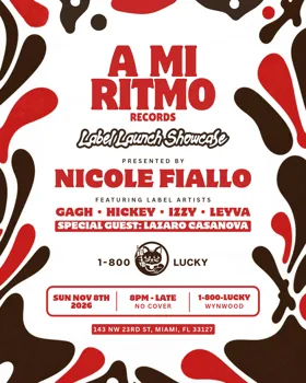 A Mi Ritmo Records Showcase at 1-800-Lucky flyer