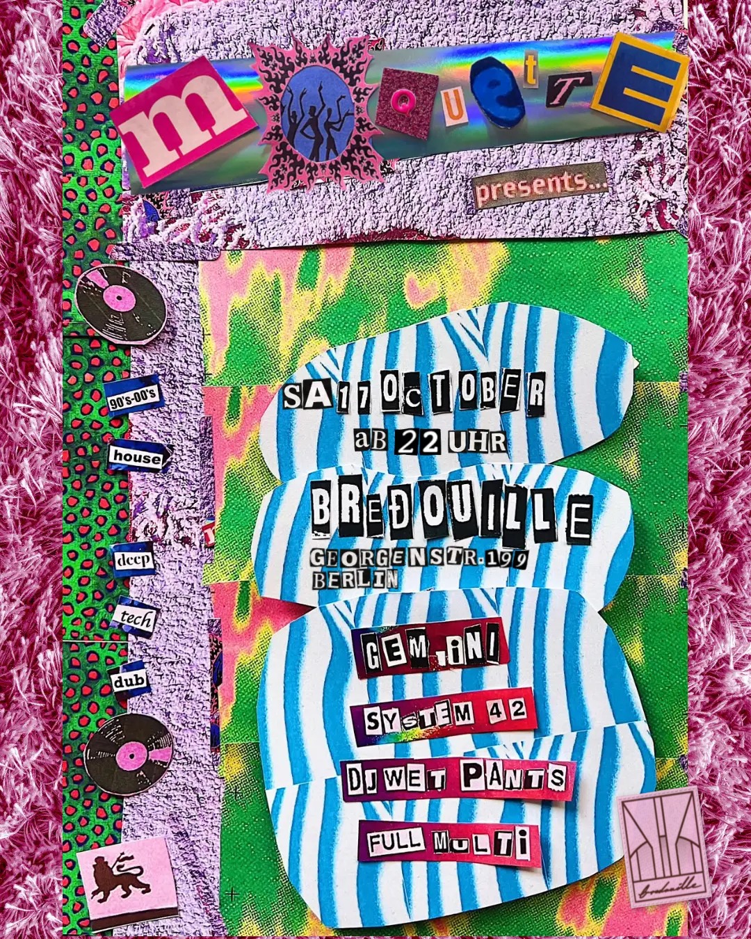 moquette kollektiv × Bredouille at Bredouille Bar flyer