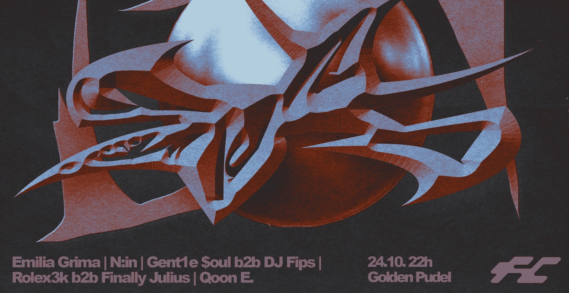 Fast Castle with Emilia Grima at Golden Pudel Club flyer