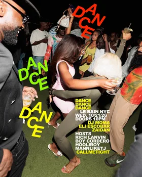 DANCE DANCE DANCE at Le Bain flyer
