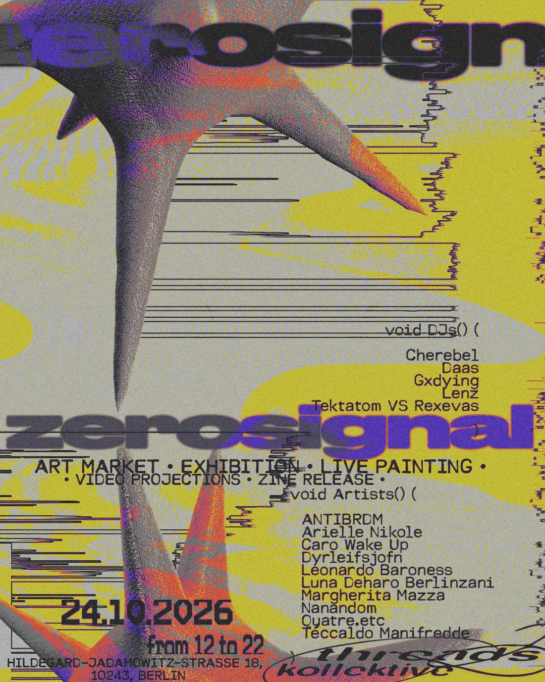⋆˚꩜｡ ZEROSIGNAL ⋆˚꩜｡ at TBA flyer