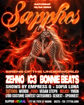 SAPPHOS - SIRENS OF THE UNDERWORLD 🔥😈 at Supernatural Haus flyer