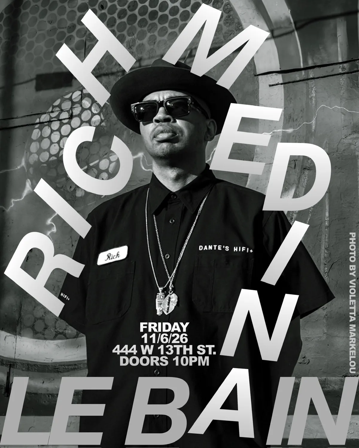 Rich Medina All Night at Le Bain flyer