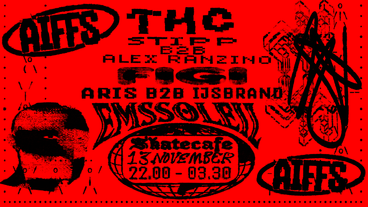 AIFFS at Skatecafe flyer