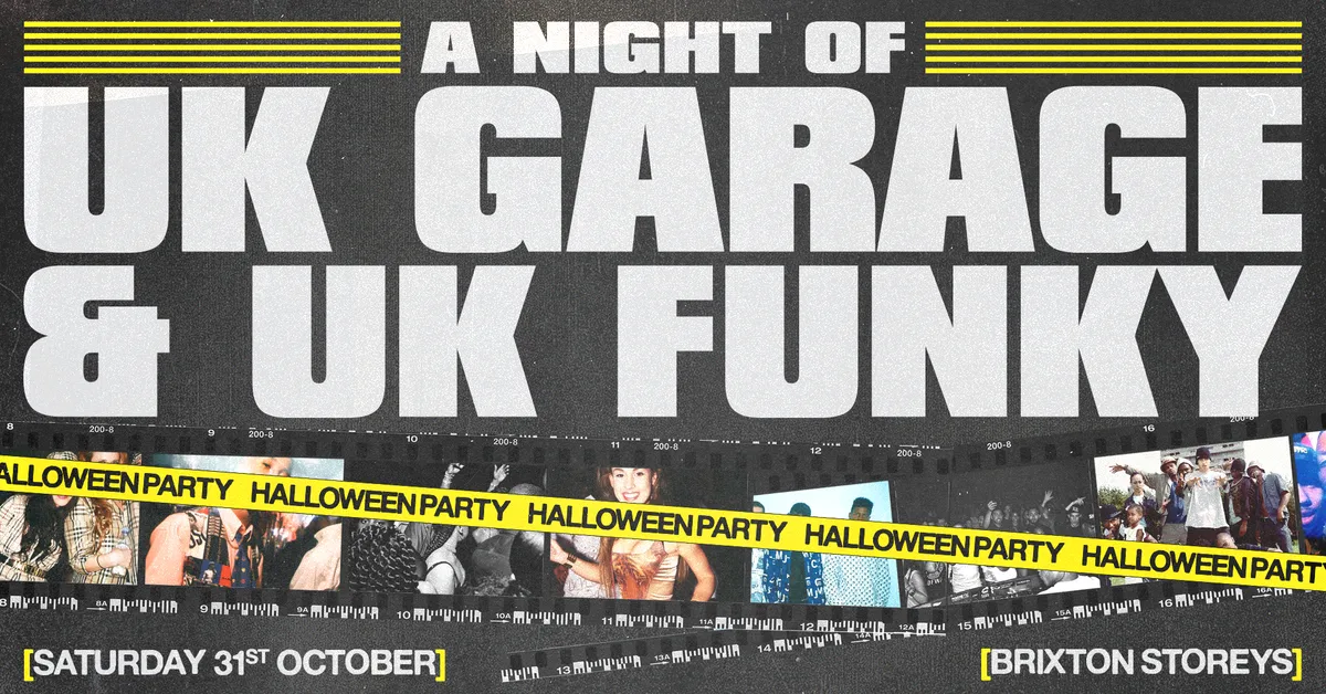 UK Garage vs UK Funky: Halloween Rave at Jazz Cafe flyer