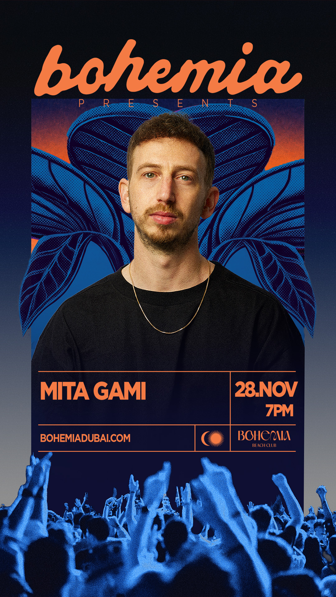 Bohemia presents Mita Gami at Bohemia Beach Club | FIVE Palm Jumeirah flyer