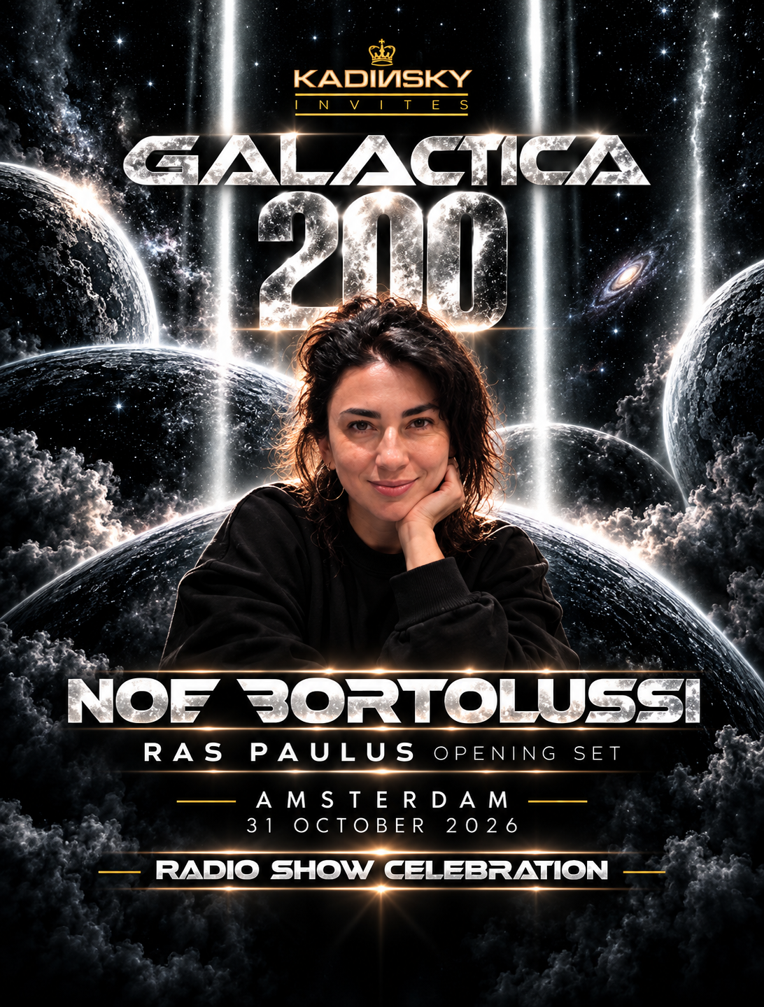 Kadinsky Invites: GALACTICA 200: The Celebration at Kadinsky Cafe flyer