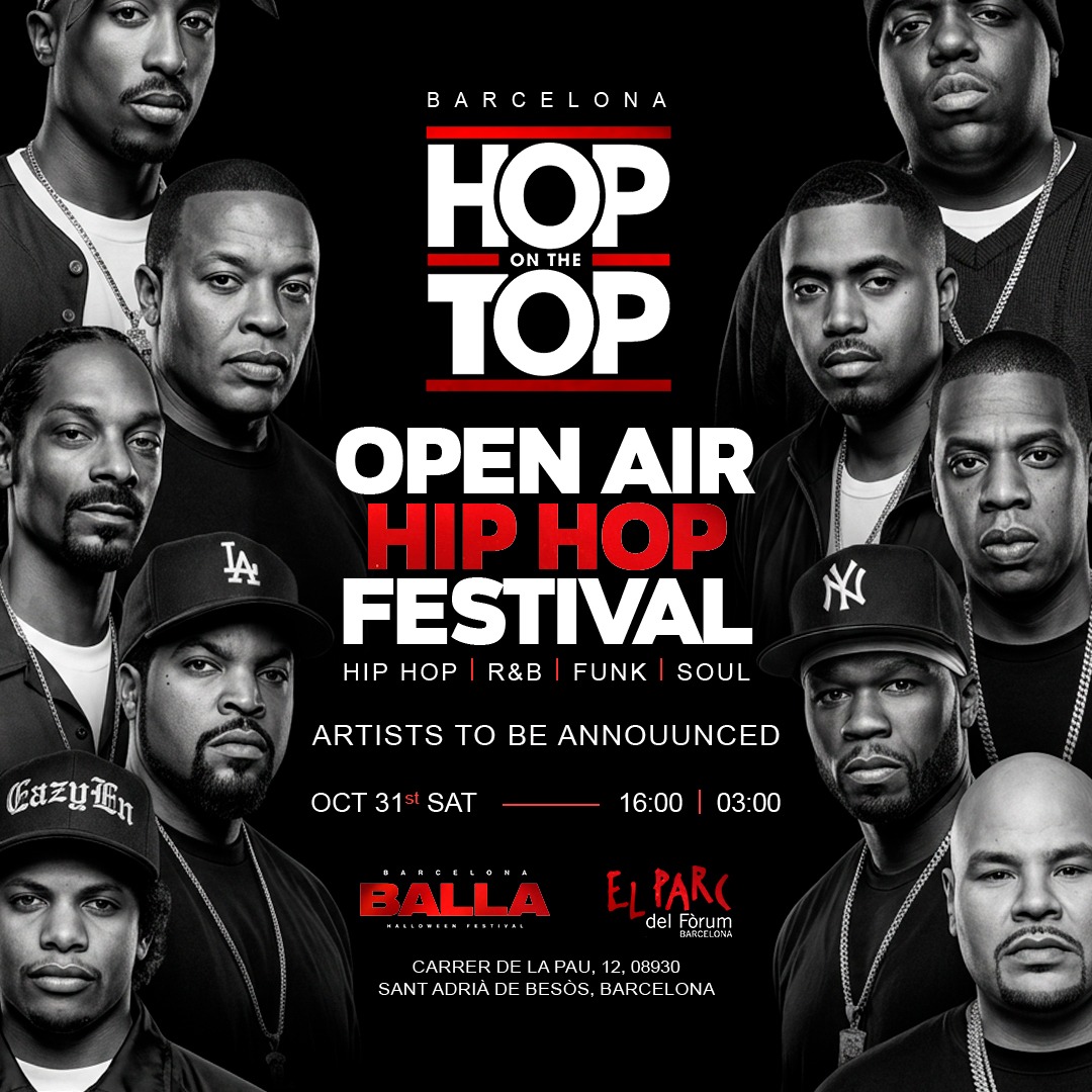 Hop on The Top Open Air Halloween [Balla Barcelona Festival] at Parc del Fòrum flyer
