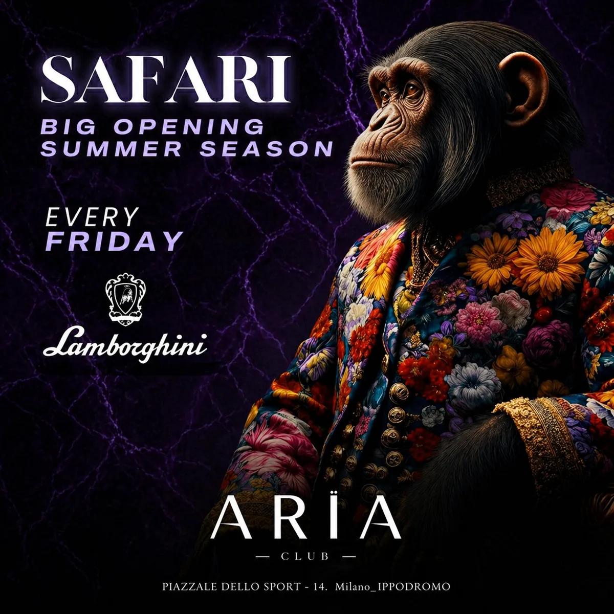 Friday Night at Aria Club Milano flyer
