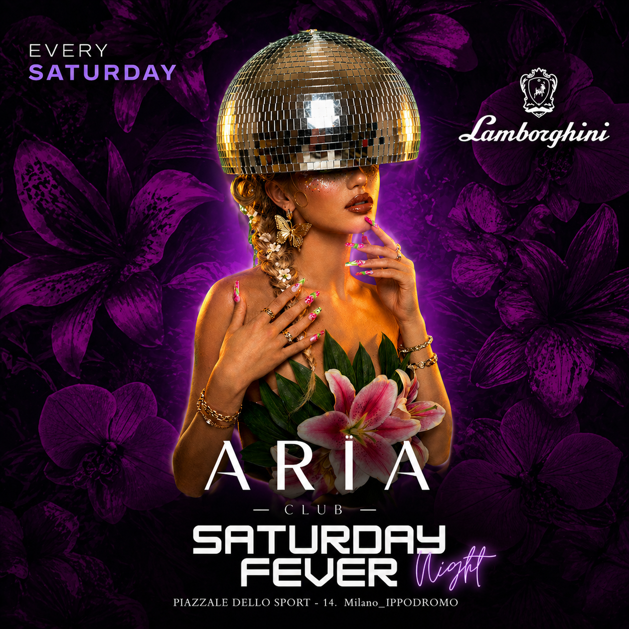 Saturday Night at Aria Club Milano flyer